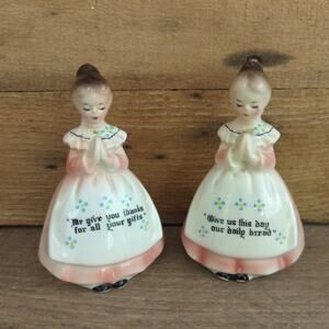 Vintage 1950s Mid-Century Mother in the Kitchen by Enesco Salt & Pepper Shakers